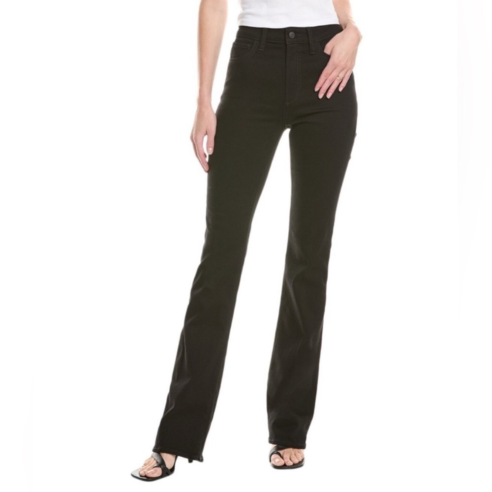 Joe’s Pluto High-Rise Bootcut Black jeans Size 29 inseam 33” stretch minimalist